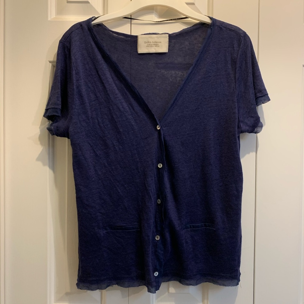 Zara Collection short-sleeve cardigan